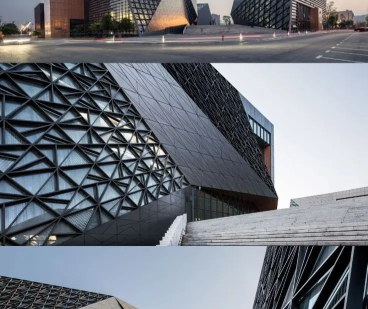 Reference example 2 of aluminium composite dry façade — acp rainscreen cladding
