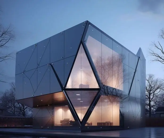 Reference example 4 of free-form villas & resort accommodation — curved-form building envelopes