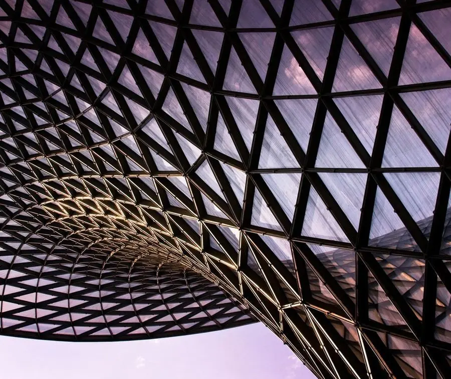 Reference example 5 of space structures — long-span three-dimensional steel