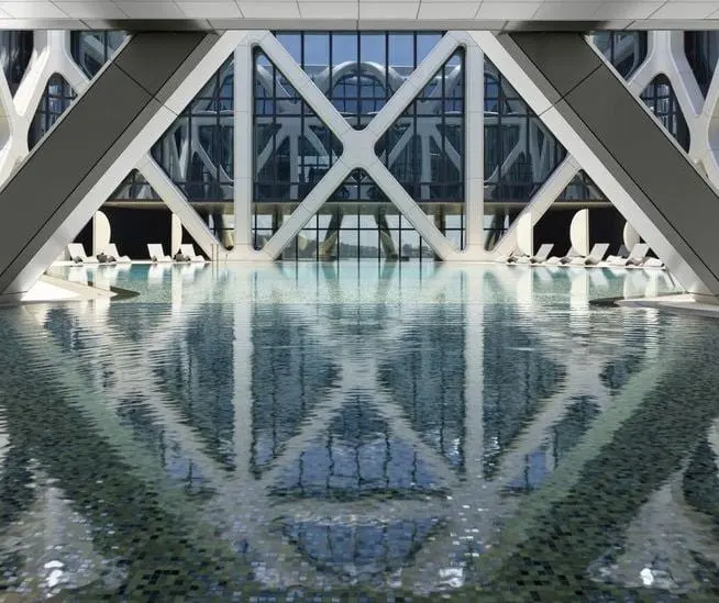 Reference example 7 of space structures — long-span three-dimensional steel
