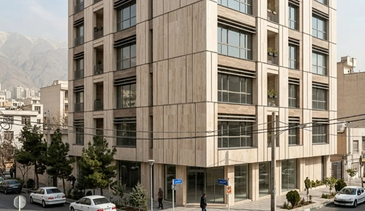 Mechanically fixed natural stone — every slab individually restrained